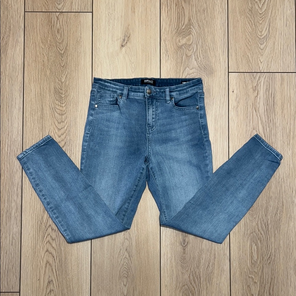 Buffalo David Bitton Blue Skinny Jeans Sleek Fit - Picture 2 of 9